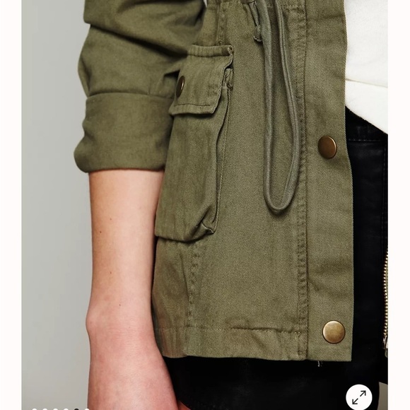 Jen’s Pirate Booty for Free People Green Parka Utility Jacket - Picture 5 of 16